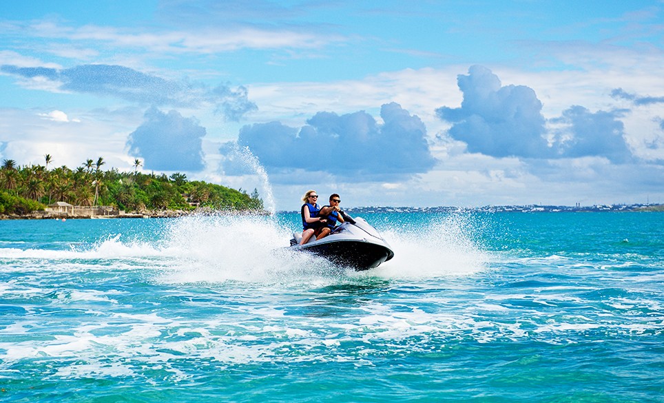 You can rent jet skis at the shore, venture into the water to... 