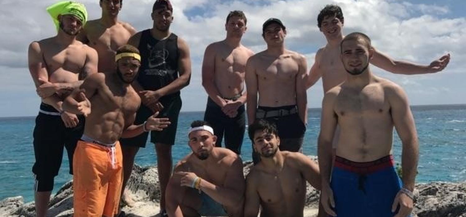 Iona College enjoys the surf and sand