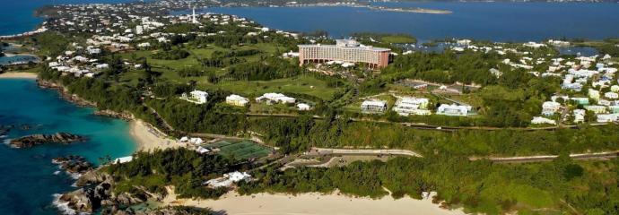 overhead shot of Fairmount Southampton, Bermuda