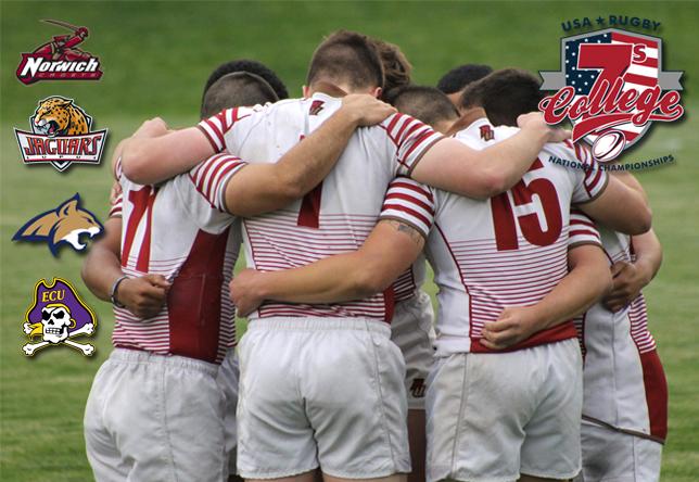 Norwich University men's rugby lead the pack at College 7s National Championship